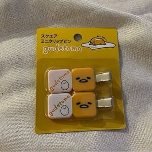 Gudetama San-X Mini Hair Clips Set